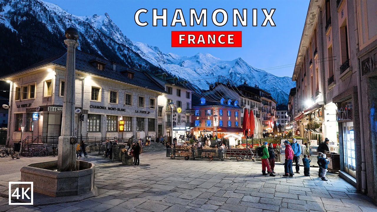 Chamonix Mont Blanc 🇫🇷 | Cosy Evening Walk With Epic Views of The Mont Blanc in France 4K