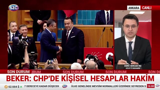 Adnan Beker CHP'den istifa etti