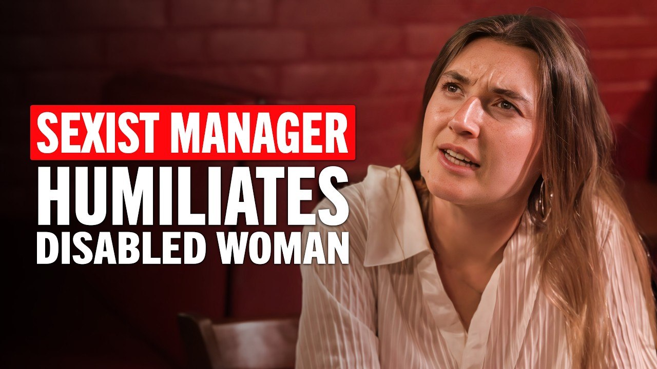 Sexist Manager Mocks Disabled Woman — Gets Fired