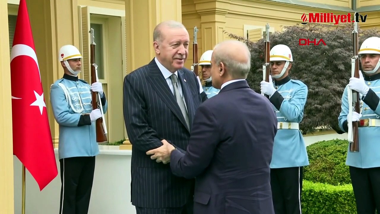 Cumhurbaşkanı Erdoğan, Pakistan Başbakanı Şerif'i kabul etti