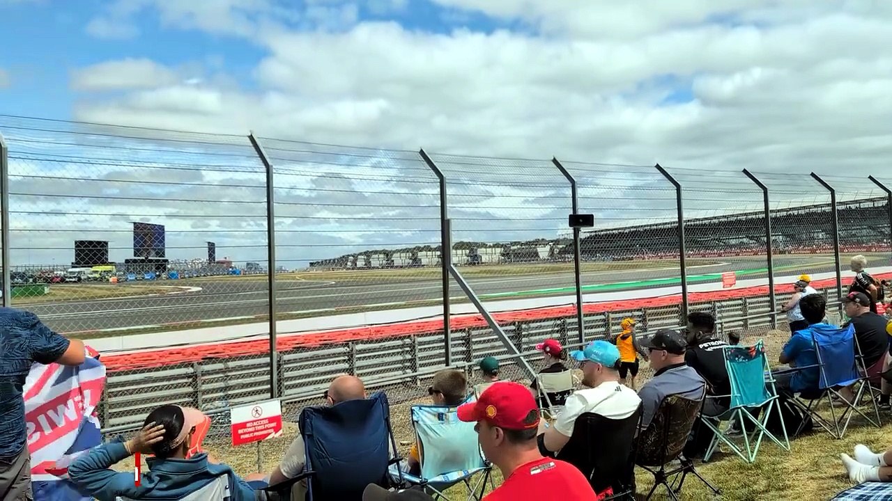 Sprint race  F1 silverstone 2026  Kimi Antonelli beat Hamilton