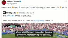 LeBron James tweet 'iconic' for USA star Balogun