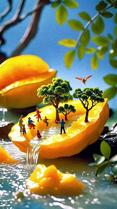 Phalon Ke Andar Choti Duniya! 😍 | Amazing Miniature Fruit Art