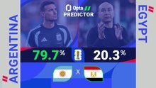 Argentina v Egypt - World Cup Opta Predictor