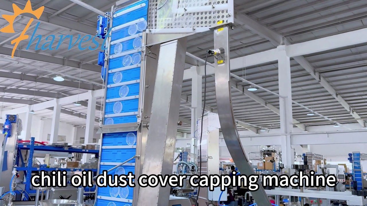 Which supplier builds a dust cap pressing capping machine for chili oil bottles ?