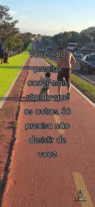 Não desista de você. Continue correndo. 🏃✨