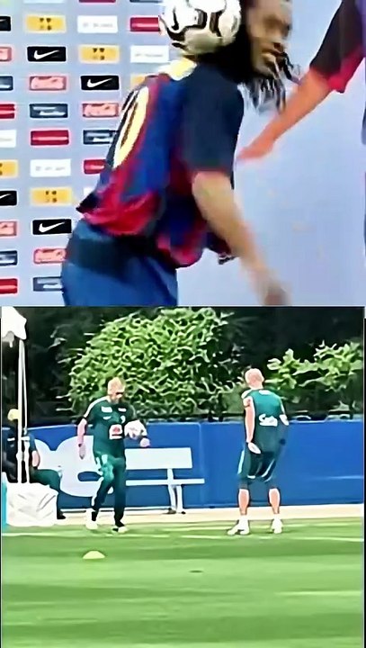 RonaldinhoVSAncelotti  Skills😎   #football #skills #worldcup