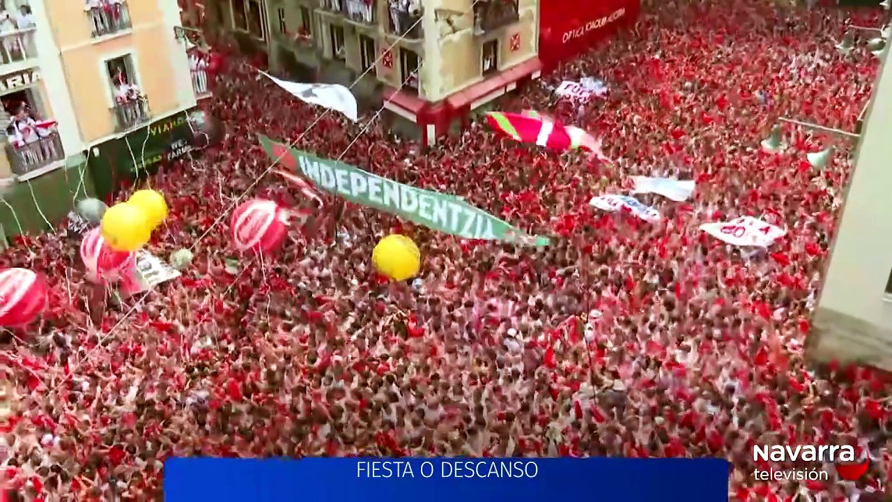 En Sanfermines, ¿fiesta o descanso?