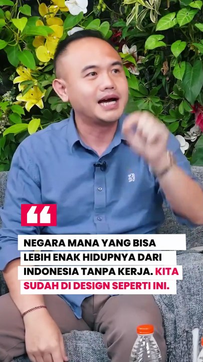 Prof Dr Gema : Tunjukan ke saya negara mana yang bisa hidup lebih enak dari Indonesia tanpa harus kerja