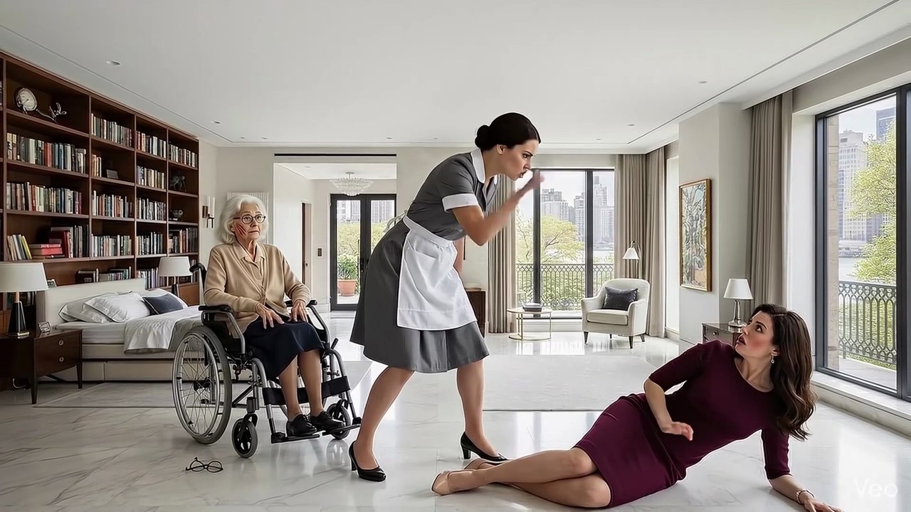 "Don't Touch Her Again" Poor Maid Attacked The Billionaire CEO's Rich Fiancée