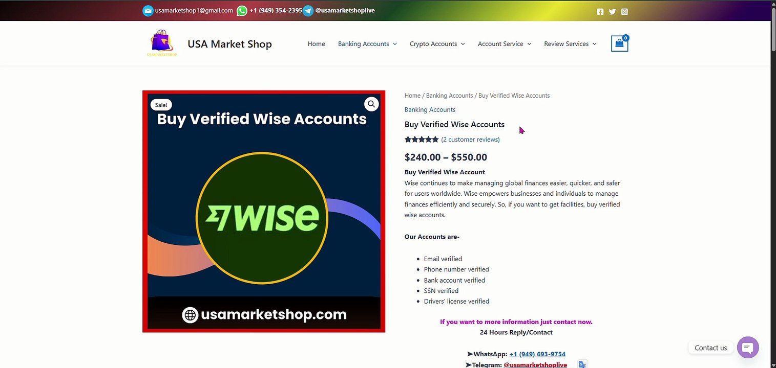 Top 21 Sites to Buy, Verified Wise Accounts.docx