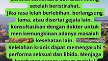 KENAPA LAKI LAKI SAAT KELUARIN SPERMA JADI LETIH LESU #news