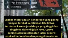 Kendaraan yang paling banyak terlibat kecelakaan lalu lintas