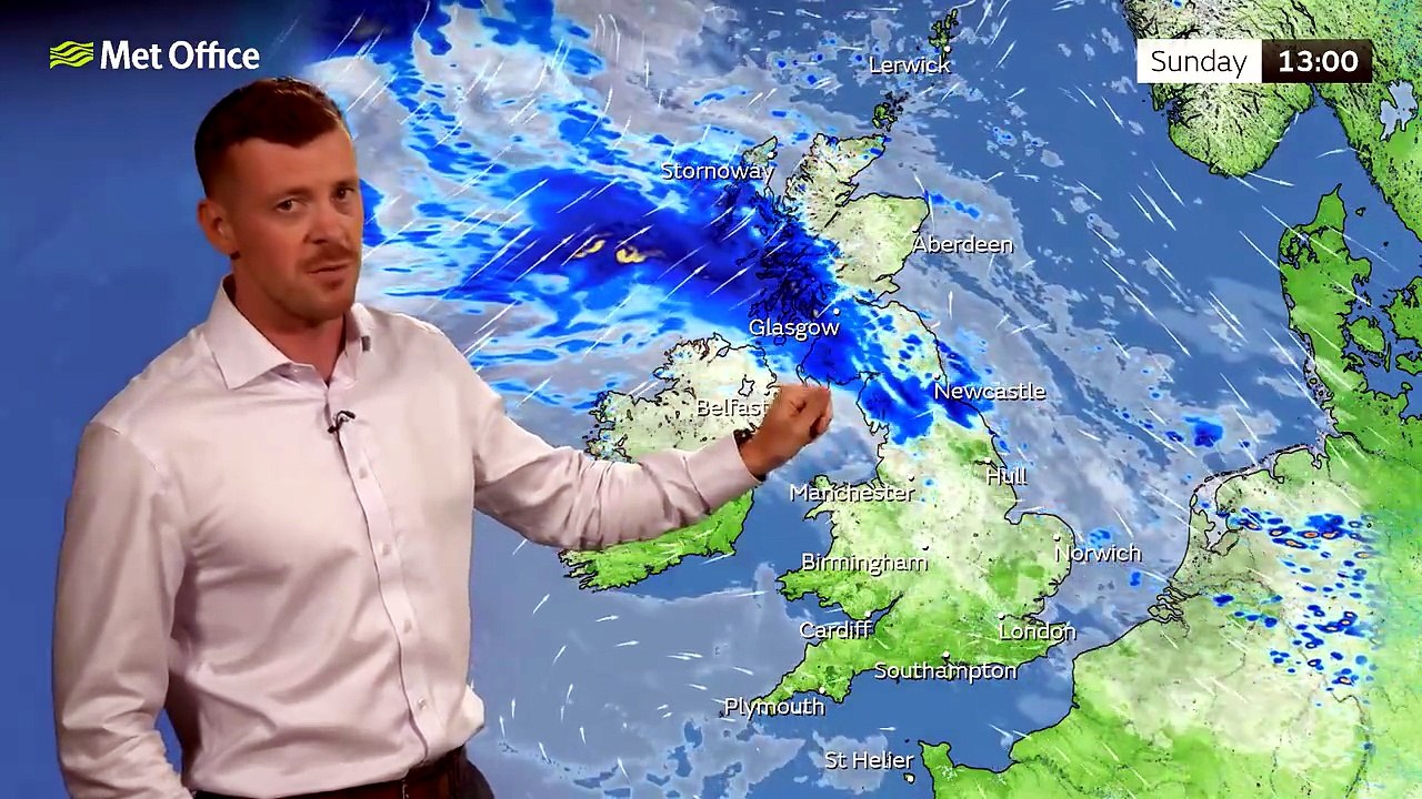 Met Office Saturday Evening Weather Forecast 04/07/2026