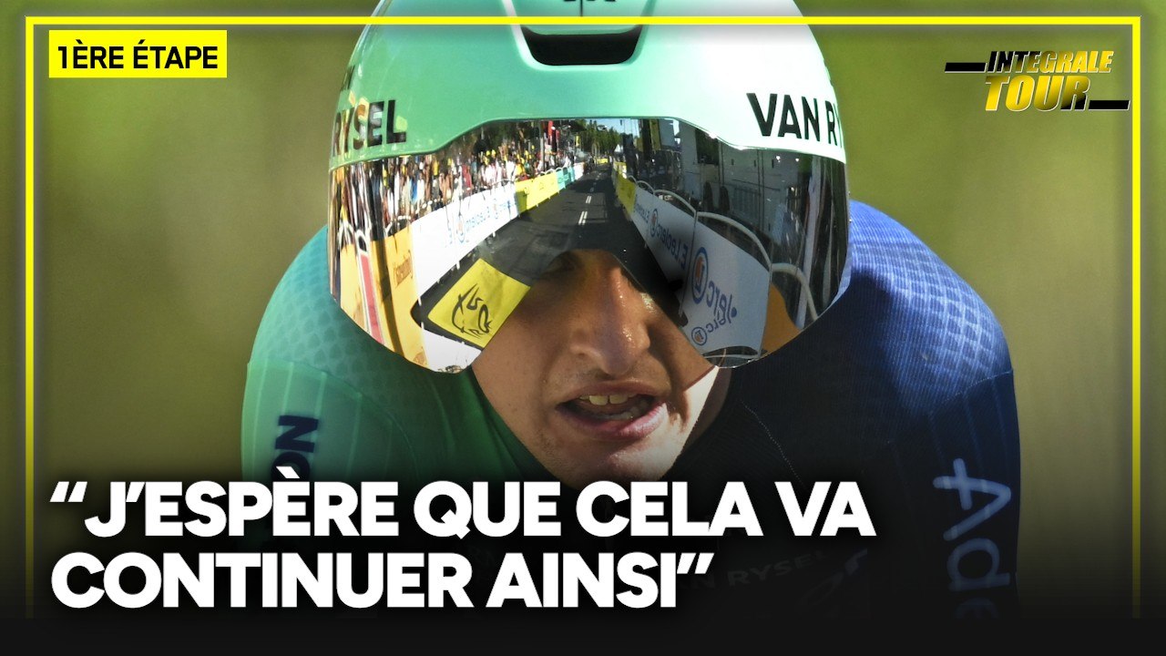 Tour de France: "On a bien limité la casse aujourd'hui", assure Paul Seixas "content de ses sensations"