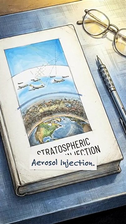 How Solar Geoengineering Cools Earth #Shorts