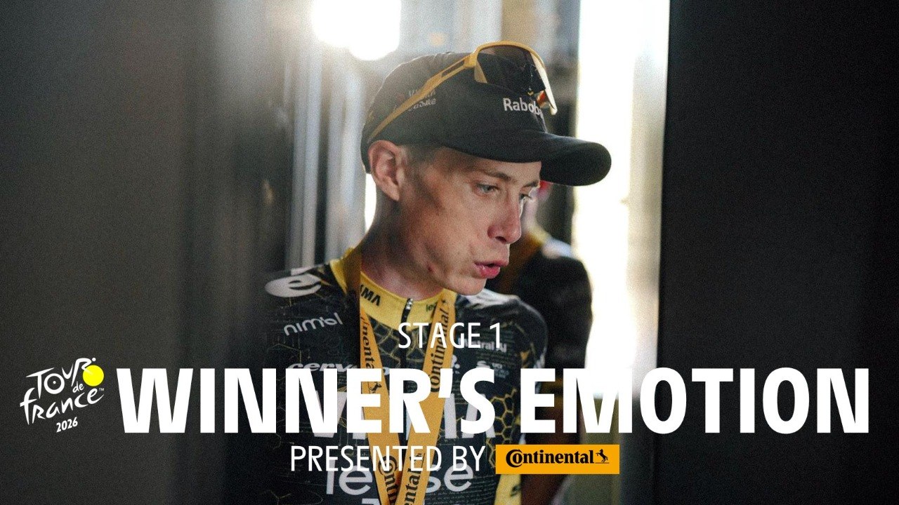 Tour de France 2026 - Stage 1 Winner's emotion