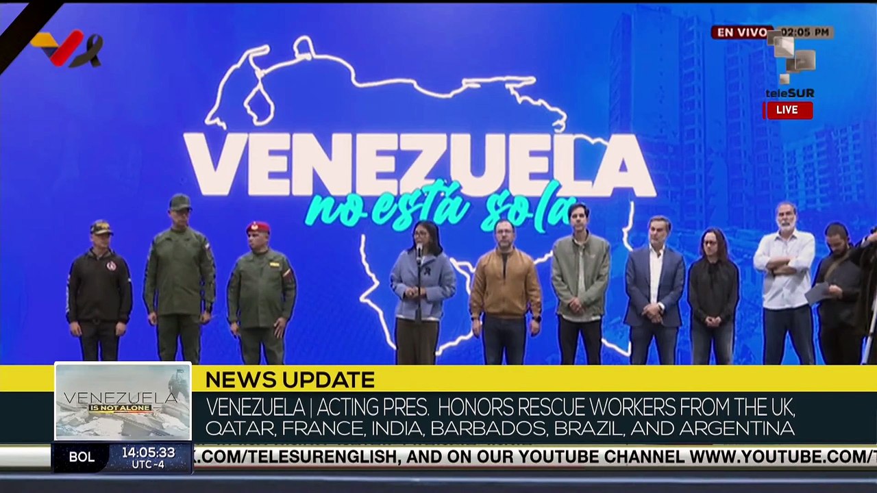 Delcy Rodriguez I ``You can go with a peace of Venezuela in your hearts´´