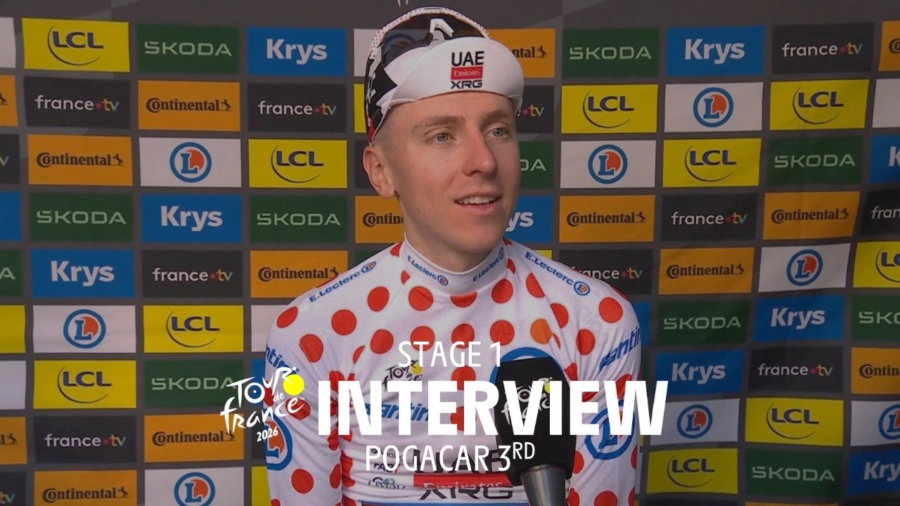 Tour de France 2026 - Stage 1 Pogacar Post-race interview