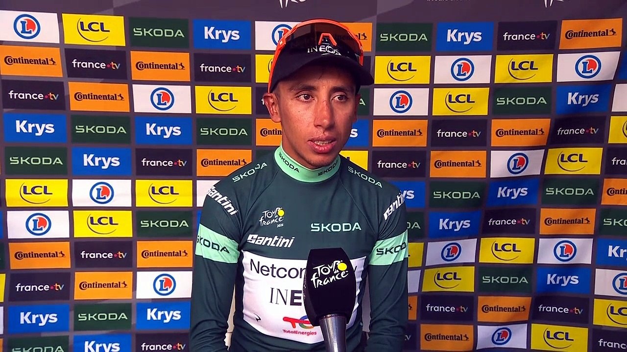 Tour de France 2026 - Egan Bernal : "Je n'aurais jamais pensé porter ce maillot vert."