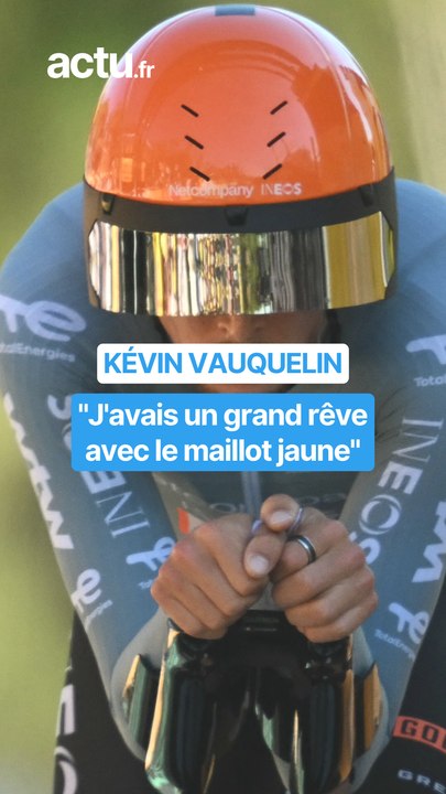 Kévin Vauquelin, après sa crevaison sur la première étape : "J'avais un grand rêve avec le maillot jaune"