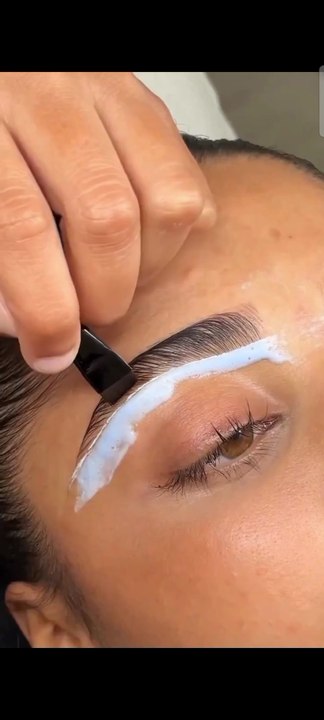 Satisfying/ASMR: Satisfying Eyebrow Lamination Tutorial ✨| Perfect Brow Transformation