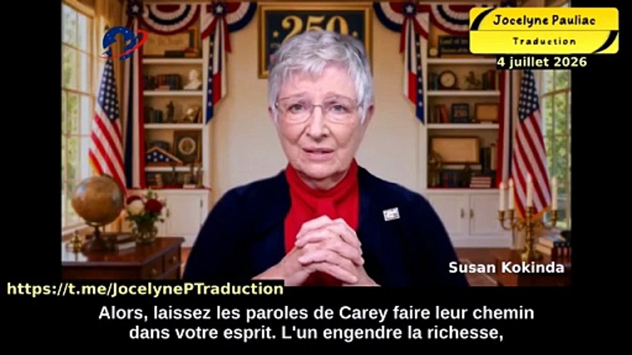 🟩 Susan KOKINDA - 04.07.2026 - 🎉🇺🇸 Spécial fête de l'Indépendance américaine 🇺🇸🎉