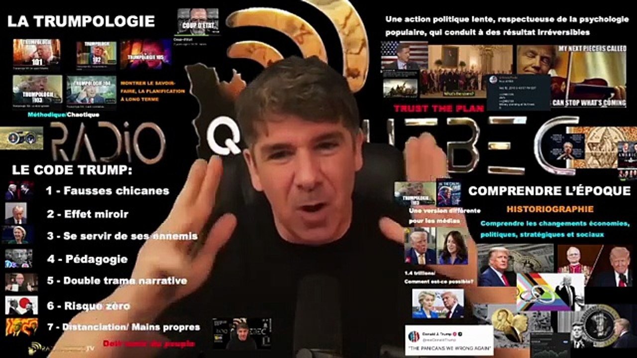 Radio-Québec, Alexis COSSETTE-TRUDEL - 04.07.2026 - Trumpologie, Le code Trump