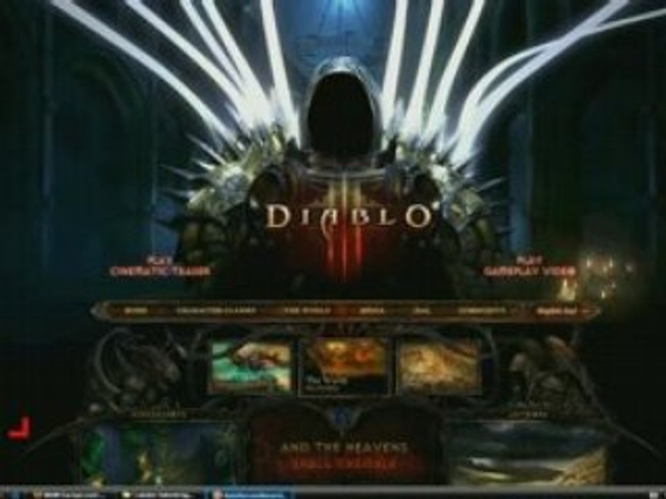 Animated desktop - diablo 3