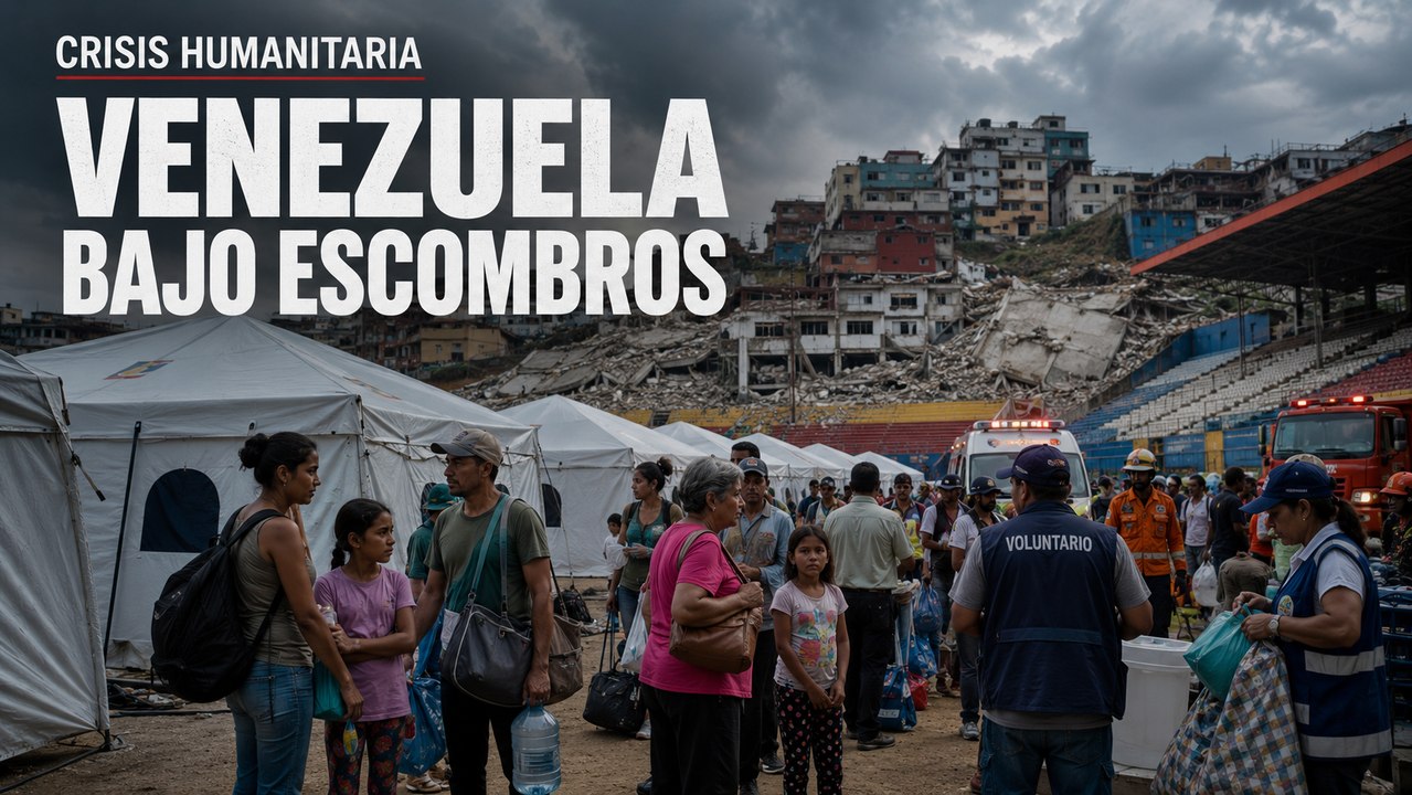 Venezuela bajo escombros: refugio, rescate y tensión