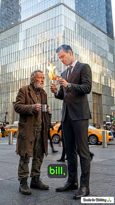 He Burned $100 To Humiliate A Homeless Man… Then Lost Everything 😱💵🔥 #LifeLessons #Karma #HeartTouchingStory