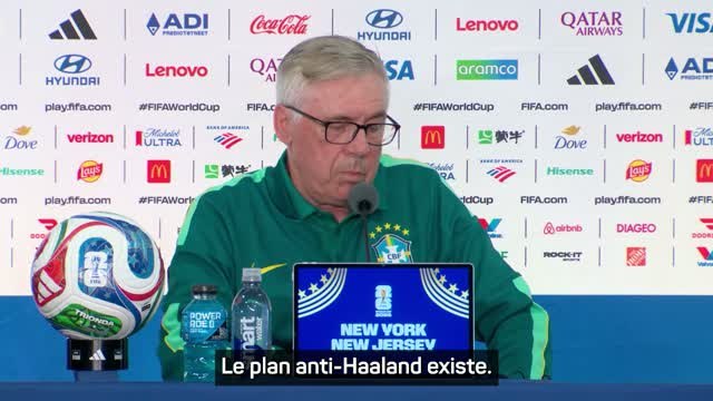 Brésil - Ancelotti a prévu un plan anti-Haaland