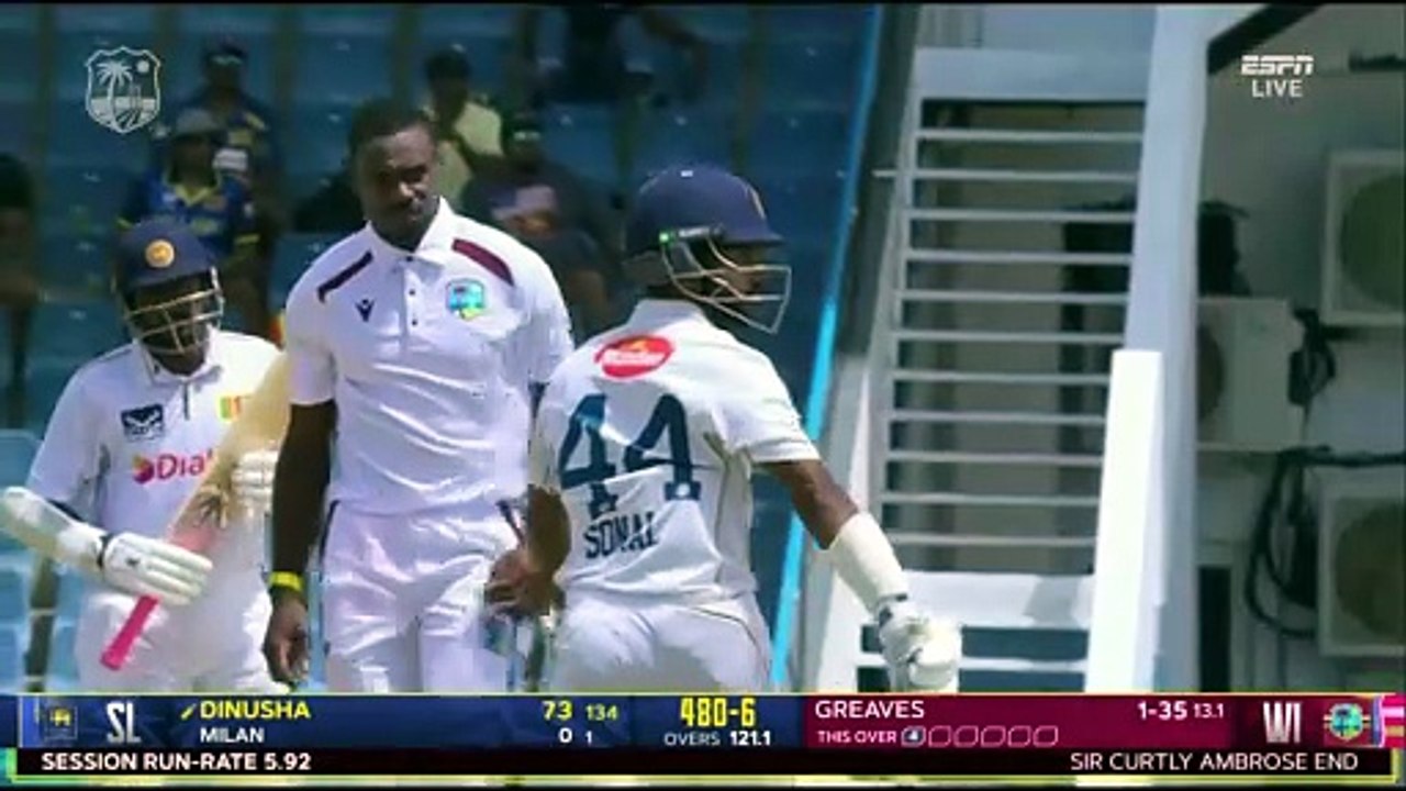 WI V SL: 2ND TEST DAY 2