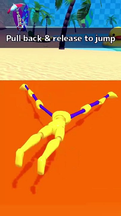 Rubber Jumping : Slingshot Doll Gameplay |Level 2| #gaming #trending #asmr #rubberjumpingslingshotdollgameplay