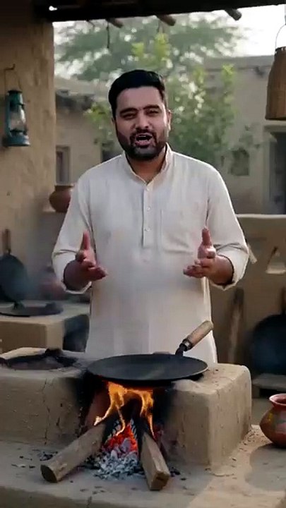 Traditional Village Style Breakfast #Shorts #DesiNashta #VillageCooking #BreakfastRecipe #TraditionalFood #ZaikaStudio