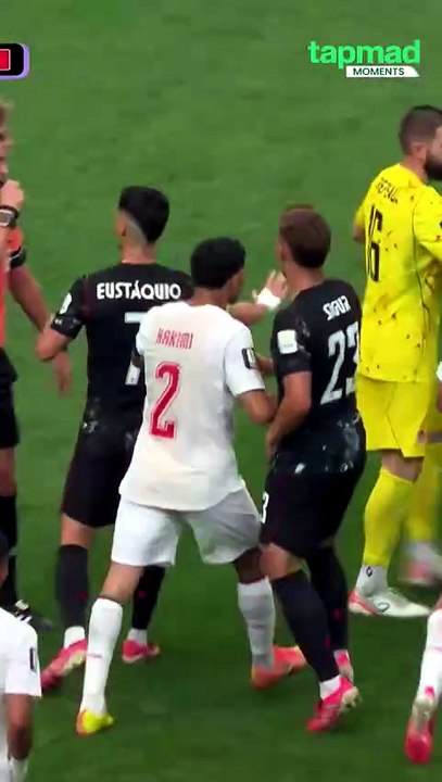 RICHIE LARYEA _ ACHRAF HAKIMI CLASH__ Tempers Flare As Both See Yellow 🟨🔥_FIFAWorldCupOnYT