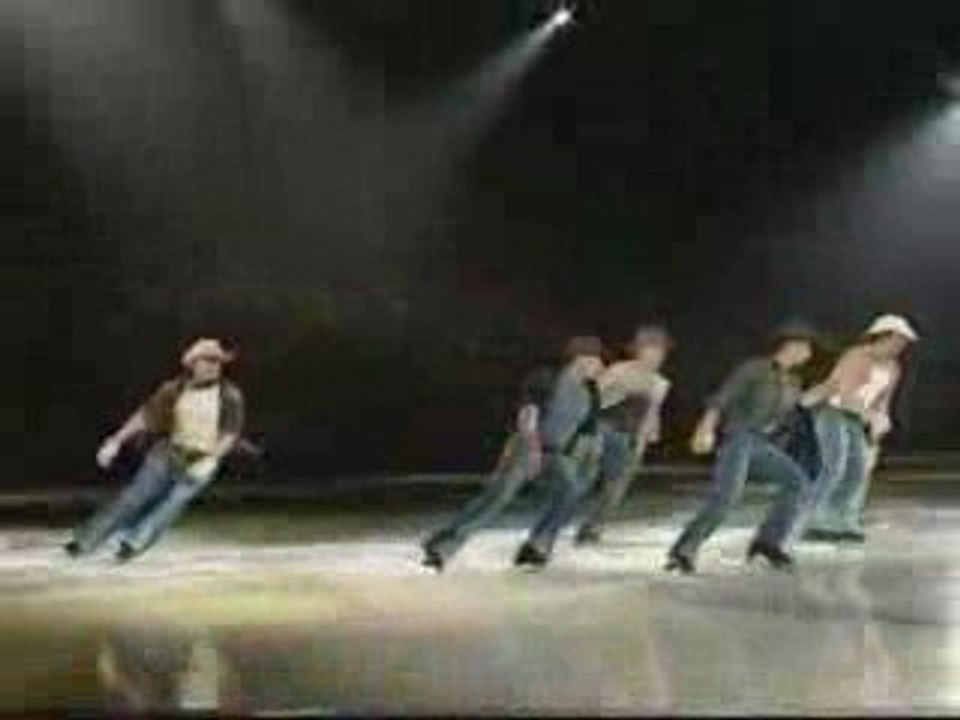 vaqueros en el hielo