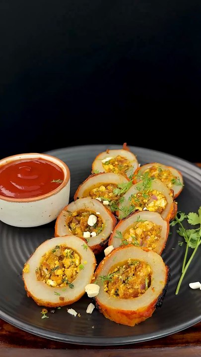 Tandoori Bharwa Aloo ASMR Cooking