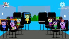 The Wheels On The Bus Song | The Wheels On The Bus Nursery Rhymes For Children In 3D