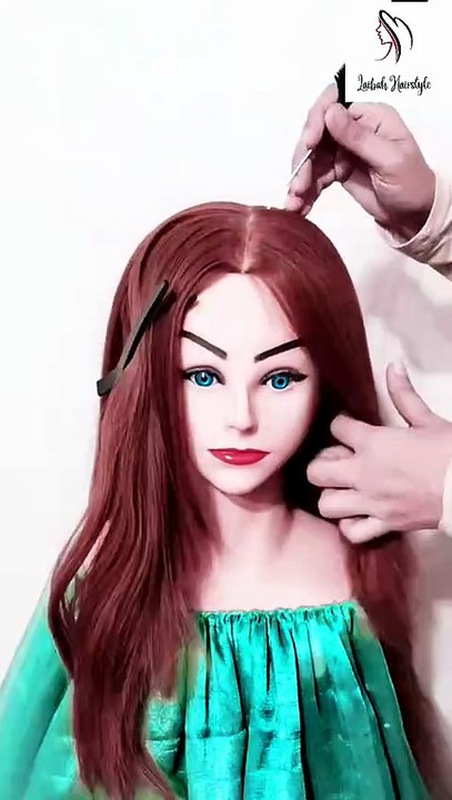 Easy open hairstyle for girls 🎀