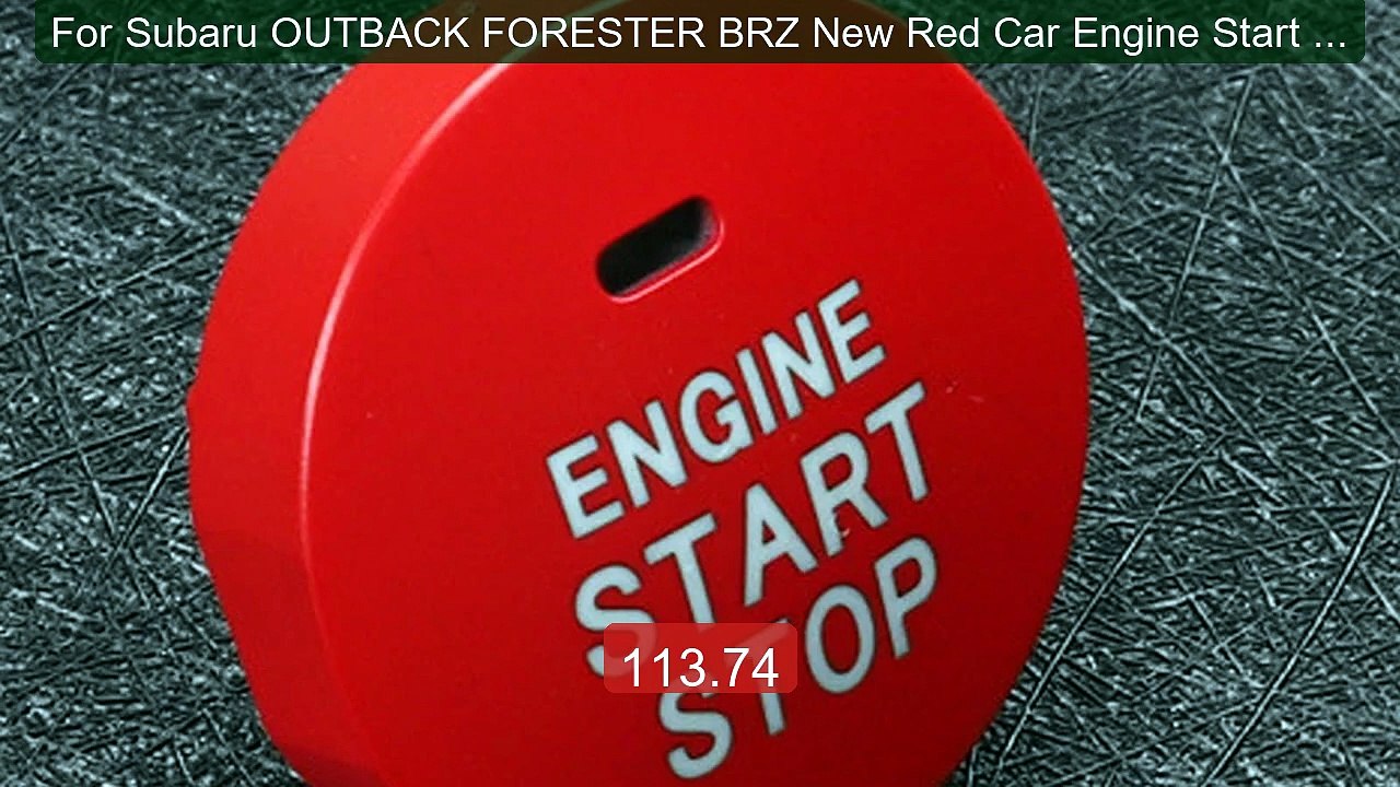 For Subaru OUTBACK FORESTER BRZ New Red Car Eng...