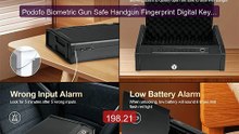 Podofo Biometric Gun Safe Handgun Fingerprint Digital Keypa... -- Top Pick 2026 | Unbeatable Price!