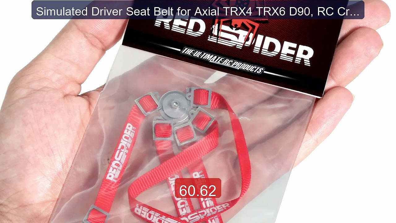 Simulated Driver Seat Belt for Axial TRX4 TRX6 D90, RC Crawler... -- Hot Deal 2026 | Limited Offer!