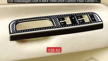 For Volkswagen Golf 4 MK4 1999-2004 Carbon Fiber Center radio ... -- Hot Deal 2026 | Limited Offer!
