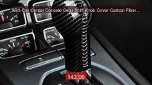 ABS Car Center Console Gear Shift Knob Cover Carbon Fiber Interior... -- Best Deal 2026 | Shop Now!