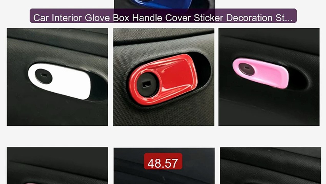 Car Interior Glove Box Handle Cover Sticker Decoration Strip ... -- Amazing Value 2026 | Must Have!