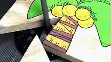 ​Cutting a Tropical Coconut Tree on Wood: Most Addictive ASMR Sound | Top G7 ASMR
