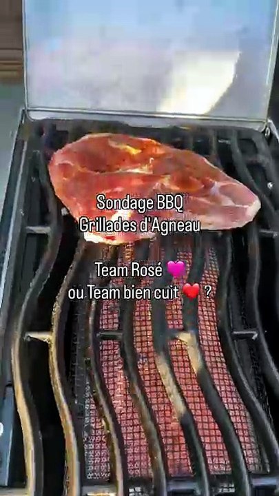 🍗🍖 Sondage BBQ Grillades d'agneau, Tu es plutôt Team Rosé ou Team Bien Cuit.mo4