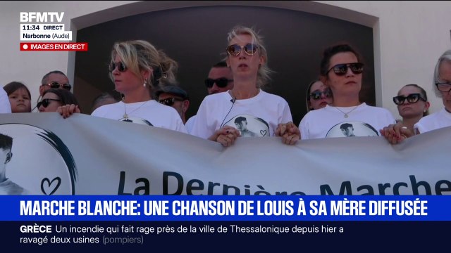 Marche blanche à Narbonne: une musique composée par Louis pour sa mère diffusée en hommage à l'adolescent lynché à mort