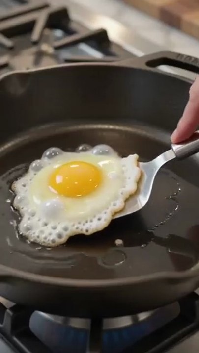 Half fry Egg for breakfast